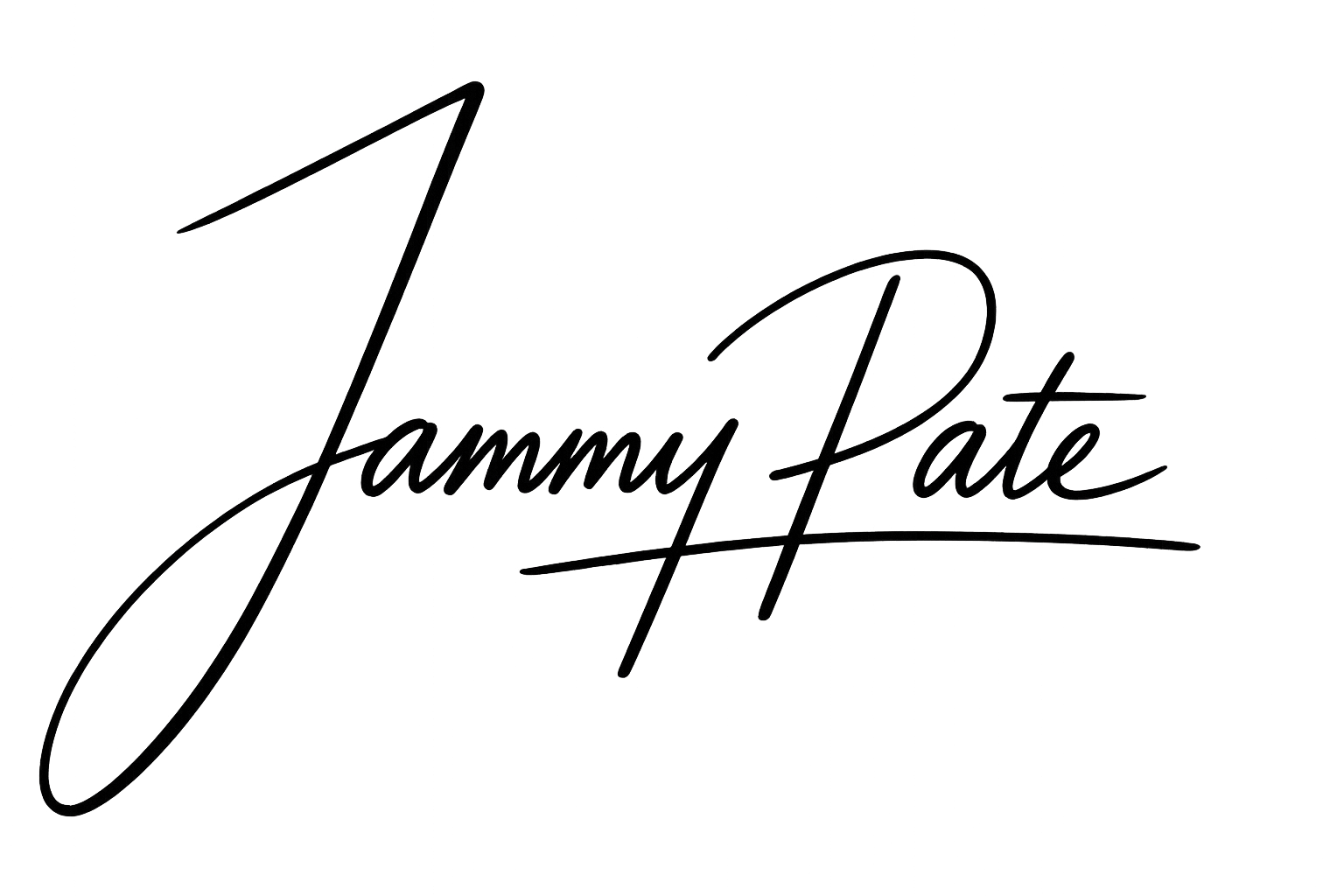 Jammy Pate's signature